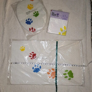 NWTS ~ Animal Rescue Site ~  Paw Print ~ Bath Accessories ~ Brand NEW !!!